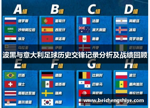 波黑与意大利足球历史交锋记录分析及战绩回顾